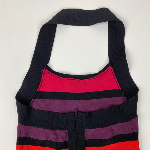 Express Color Block Striped Bodycon Multicolor Dress Size XS - Picture 5 of 11